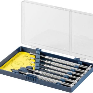 HRV6680. Estuche de destornilladores de precision de 6 piezas