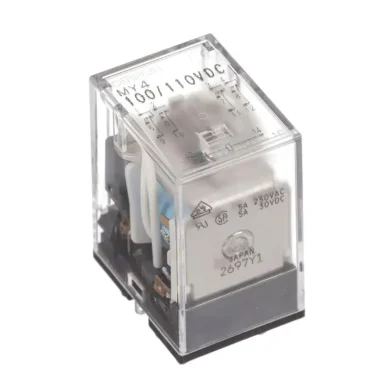 MY4-US DC100. Relé OMRON 4 circuitos 4PDT