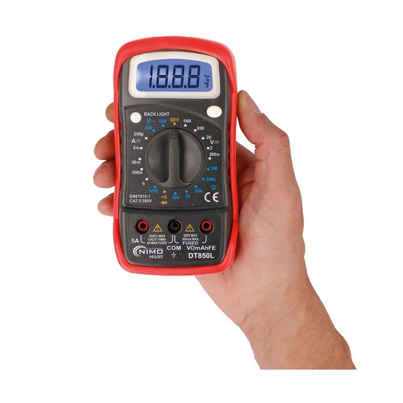 MUL001. Multimetro digital basico DT-850L - Imagen 5