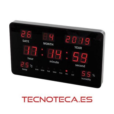 WC219. Reloj de pared termometro higrometro