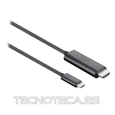 WIR1743. Cable adaptador USB C 3.1 Macho a Macho HDMI 4K, 1.8m