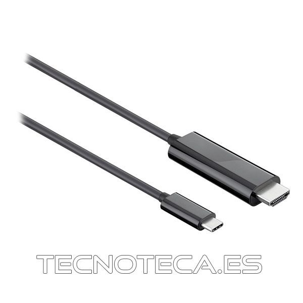 WIR1743. Cable adaptador USB C 3.1 Macho a Macho HDMI 4K, 1.8m