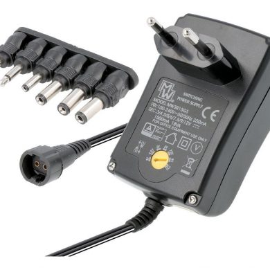 ALM001M. Alimentador Regulable Manual 3..12Vcc/18W