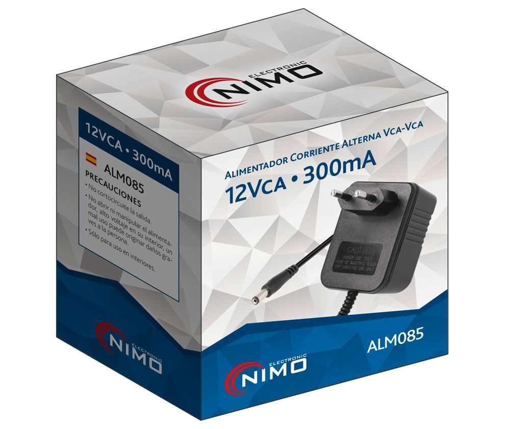 ALM085. Alimentador alterna 230Vca 12Vca 300mA - Imagen 3