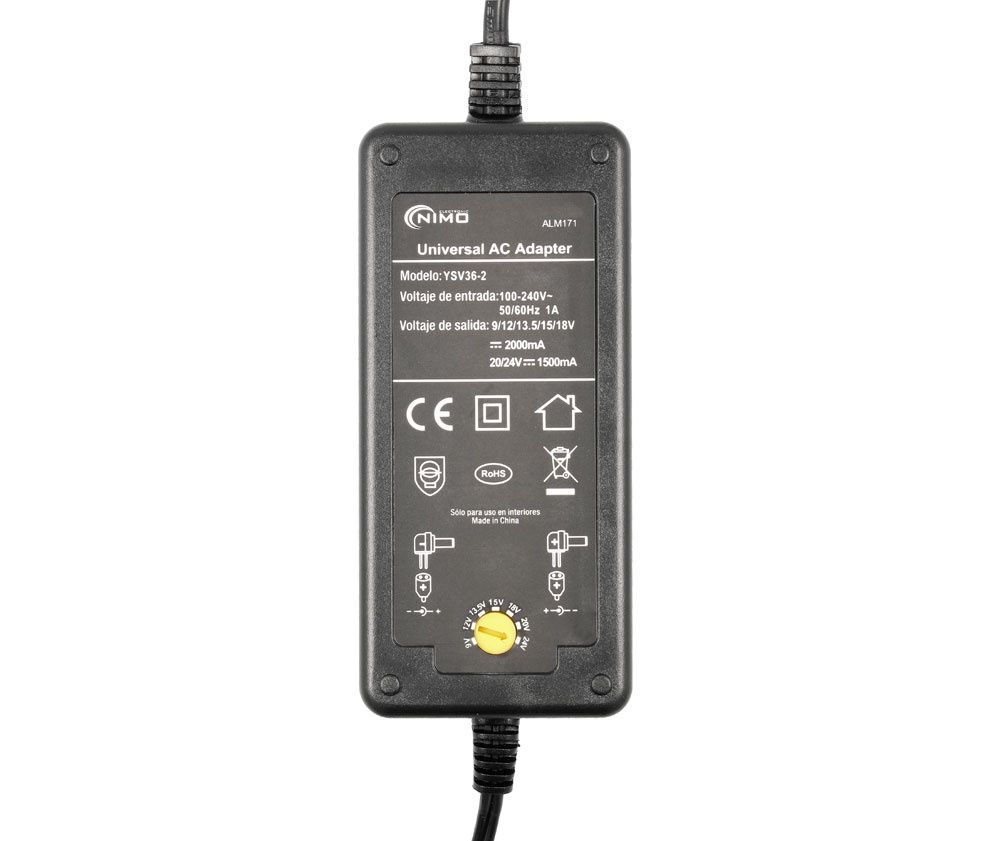 ALM171. Alimentador Regulable Manual 9..24Vcc - Imagen 2