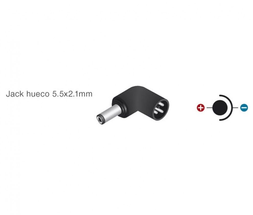 ALM293. Alimentador Automático PC portátil 15..20Vcc/120W - Imagen 2