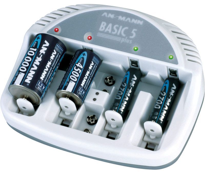 Cargador de pilas NI-CD, NI-MH. ANS7303