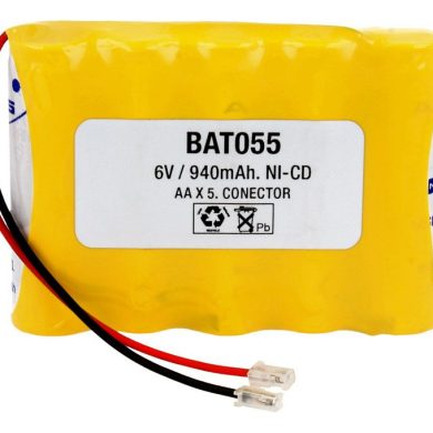 BAT055. Pack 6V/940mAh Ni-Cd.