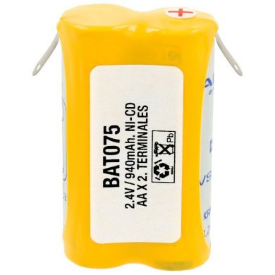 BAT075. Pack 2,4V/940mAh Ni-Cd