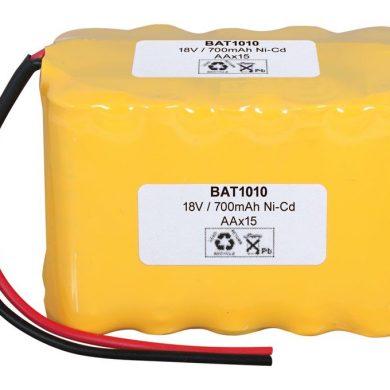 BAT1010. Pack tipo Flasco 18V/1000mAh Ni-Cd