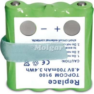 BAT1050. Batería Walkie Topcom 9100 4,8V/700mAh