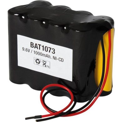 BAT1073. Pack Flasco tresbolillo 9,6V/1000mAh