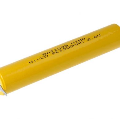 BAT1095. Pack de batería 3,6V/1500mAh Ni-Cd.
