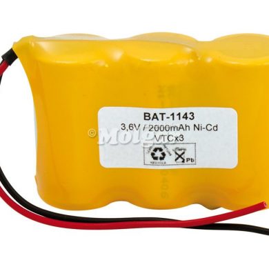 BAT1143. Pack 3,6V/2000mAh Ni-Cd.