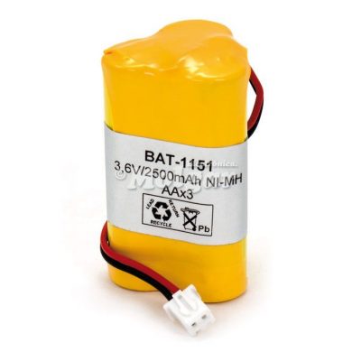 BAT1151. Batería Linterna 3.6V 2500mAh