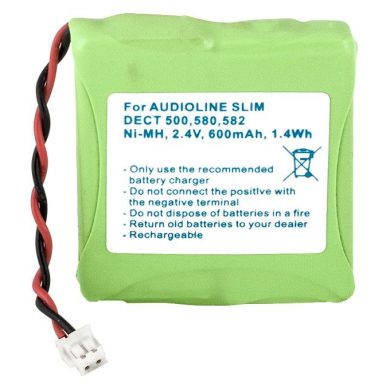 BAT1163. Pack para Teléfono 2,4V/600mAh NI-MH