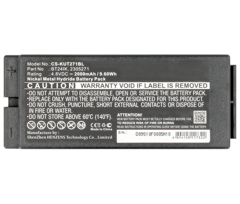 BAT1179. Batería grúa IKUSI 4,8V/2000mAh NI-MH - Imagen 2