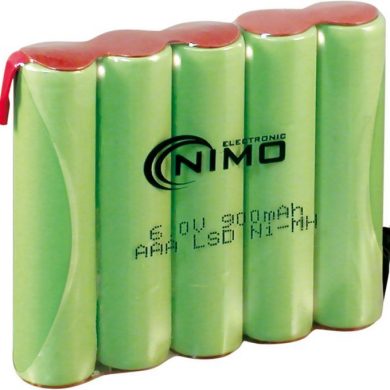 BAT168. Pack 6V/900mAh NI-MH