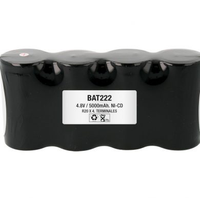 BAT222. Pack 4,8V/5000mAh Ni-Cd.