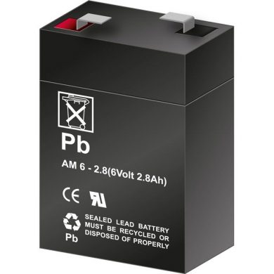 BAT306. Batería plomo 6,0V/2,8Ah