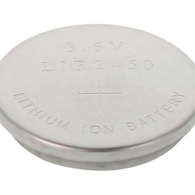 BAT554. Batería recargable Litio LIR2450 3,6V