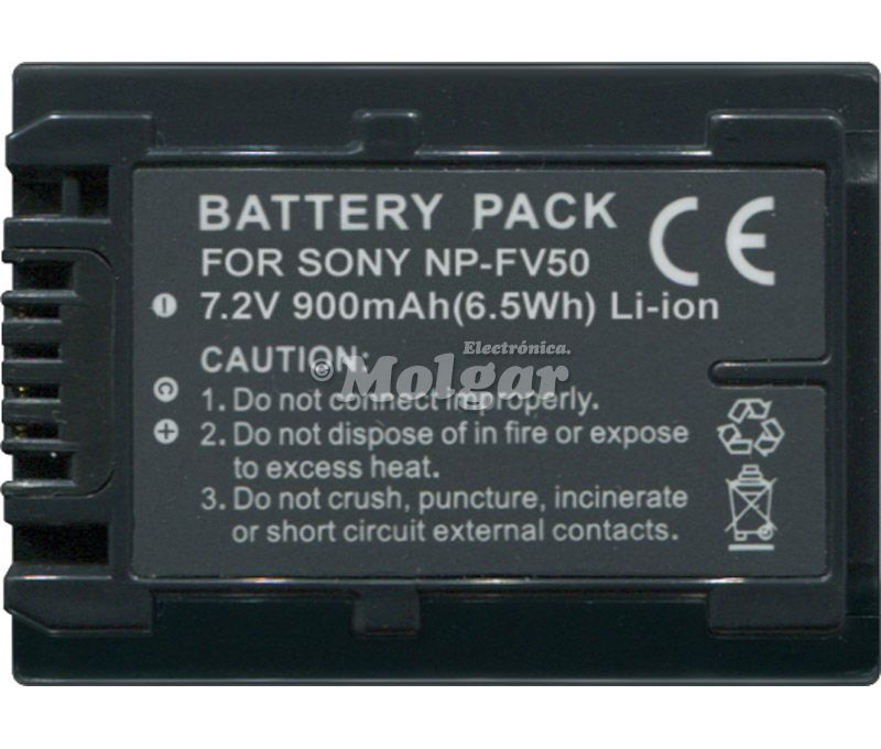 BAT910. Bateria para SONY NPFV30, NPFH30 - Imagen 2