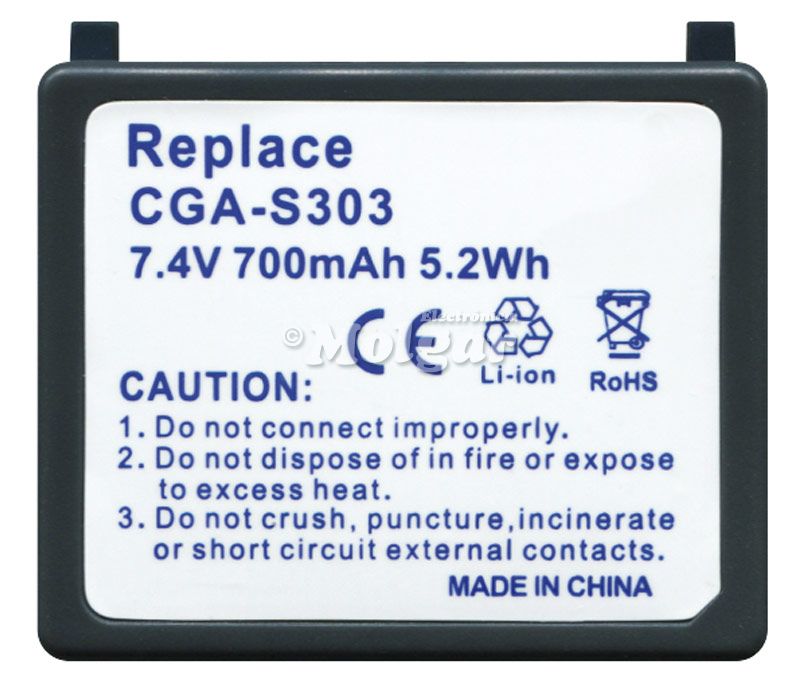 BAT932. Bateria para PANASONIC CGA-S303 - Imagen 2