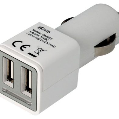 Cargador Alimentador 12Vcc / USB 5Vcc