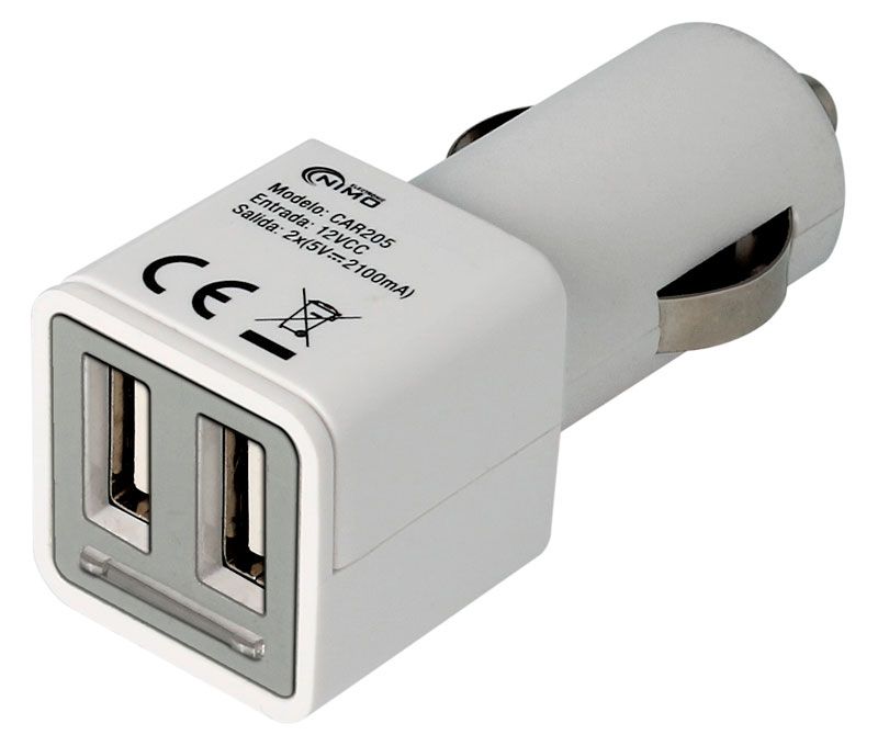 Cargador Alimentador 12Vcc / USB 5Vcc