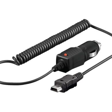 Cargador mechero para dispositivos móviles Mini USB 5V/1A