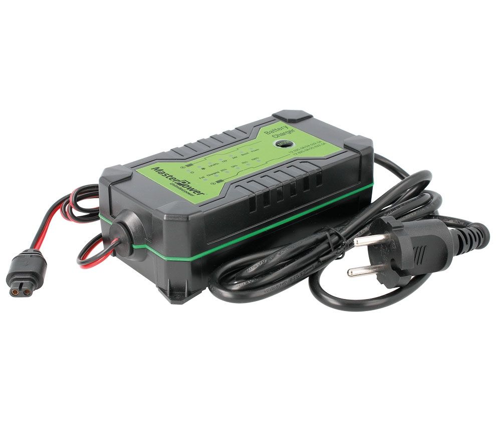 Cargador Baterías 12V y 24V Plomo y LiFePO4