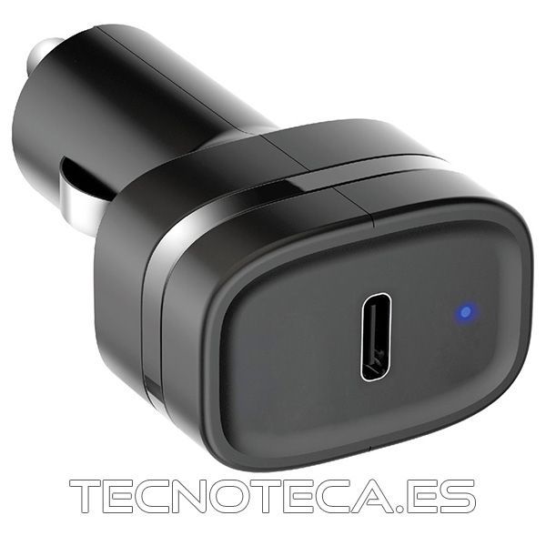 CAR412. Cargador USB-C Power 12V-24Vcc