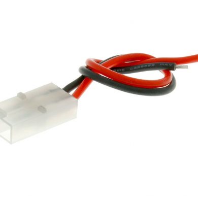 CON1000. Conector aéreo Tamiya macho, 2 pines