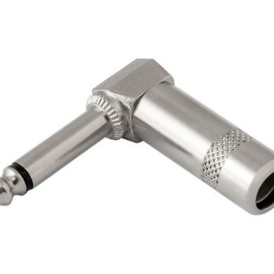 CON244. Jack macho mono de 6,3mm acodado