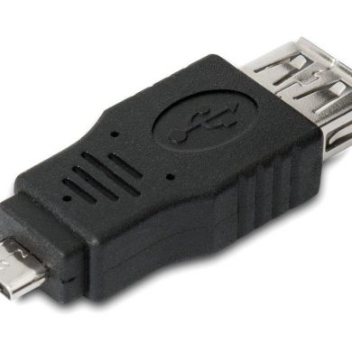 CON514. Adaptador USB-A hembra micro USB macho