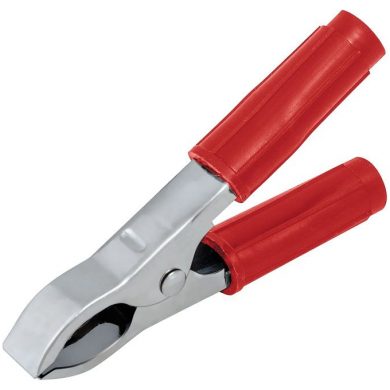 CON618. Pinza de cocodrilo roja 50A