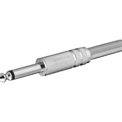 CON690. Jack macho mono de 6,3mm metálico