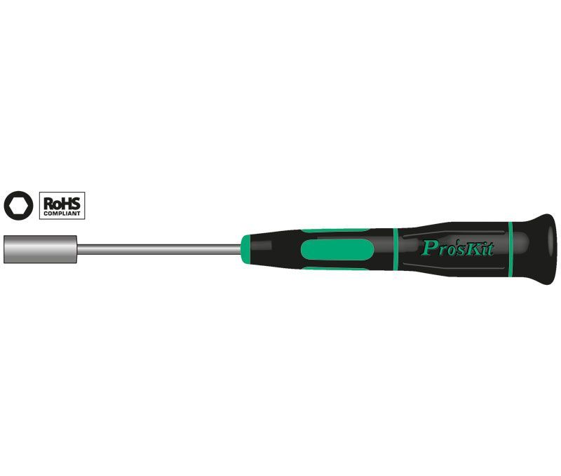 DES976. Destornillador de precisión Tubo 6,0mm