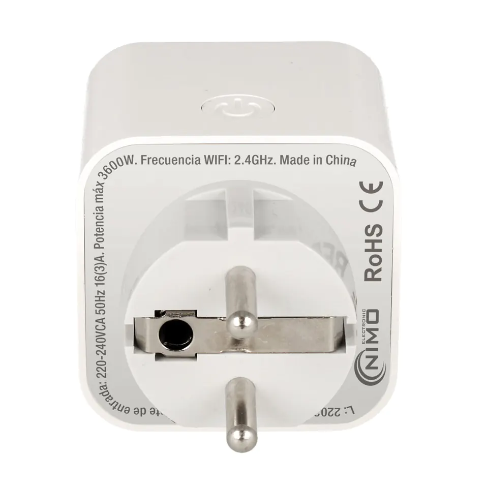 DOM012. Enchufe inteligente WIFI básico 16A/3680W - Imagen 2