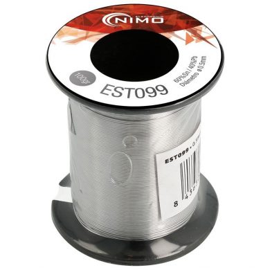 EST099. Hilo de estaño 60% Sn, 40% Pb, 2% 100gr