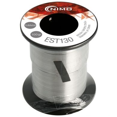 EST130. Hilo de estaño Tri-Metal 60% Sn, 38% Pb, 2% Cu