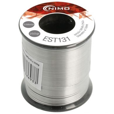 EST131. Hilo estaño TriMetal 60% Sn 38% Pb 2% Cu