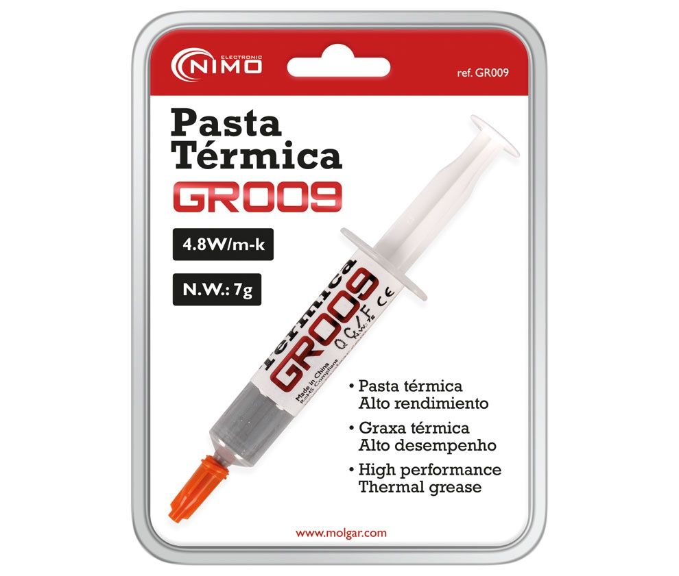 GR009. Pasta de unión térmica gris 7gr
