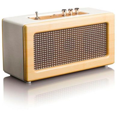 HOG073. Altavoz portátil bluetooth diseño clásico retro