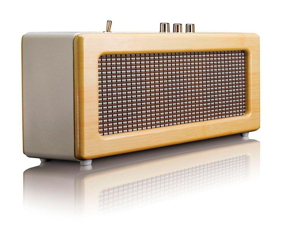 HOG073. Altavoz portátil bluetooth diseño clásico retro - Imagen 6