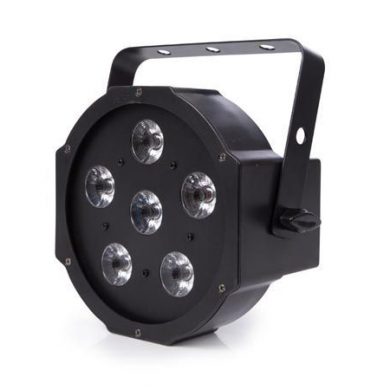 HQLP10004. FLAT PAR 6 x LED RGB DE 3 W