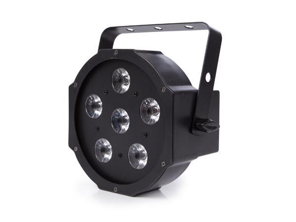 HQLP10004. FLAT PAR 6 x LED RGB DE 3 W