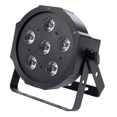 Foco LED PAR 6 x 3 W UV COMPACTO. HQLP10006