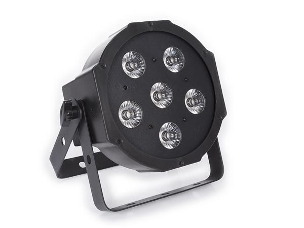 HQLP10007. PAR 5 x 3 W UV-LED + 1 x LED UV