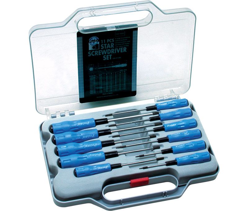 HRV2119. Juego de 11 destornilladores Torx